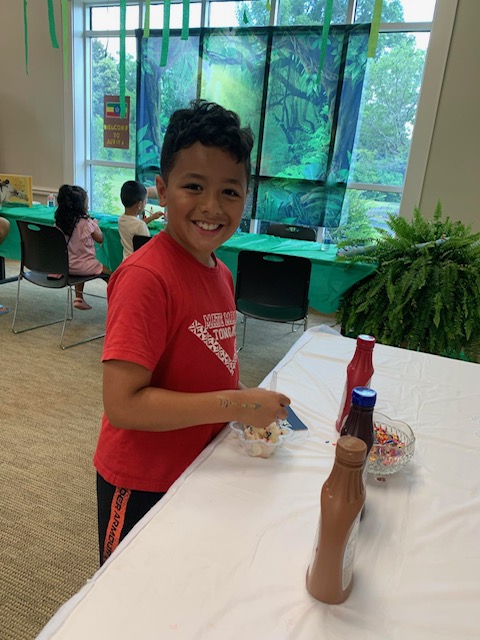 Child eating ice cream