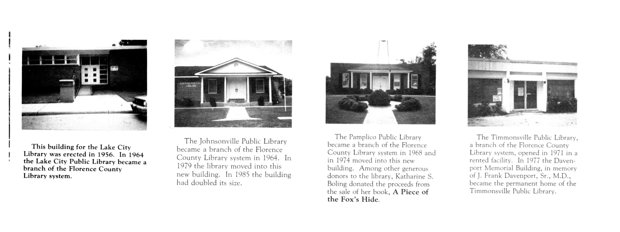 black and white photos of old library buildings
