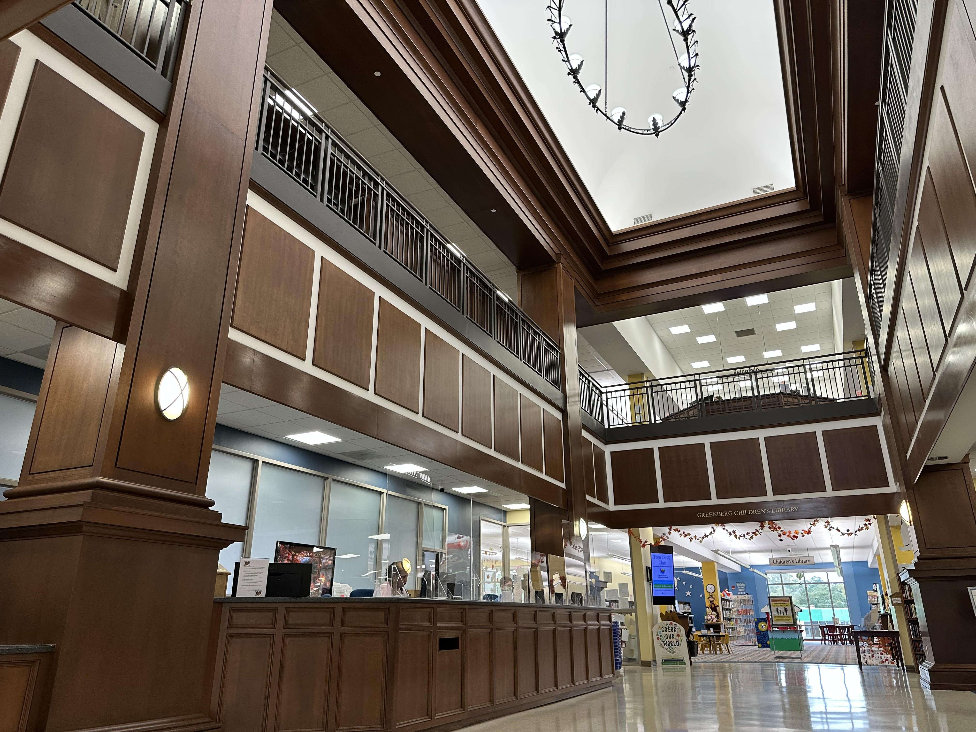 Lobby and circulation desk in 2025