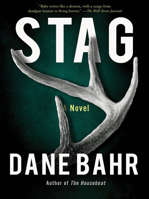 A single antler on the cover, lit dramatically