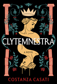 A "playing card" type image done in a classical style of the character Clytemnestra
