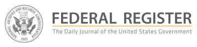The Federal Register database logo