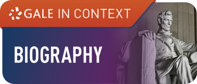 Gale in Context: Biography database logo