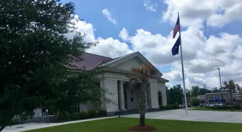Johnsonville Public Library front of building