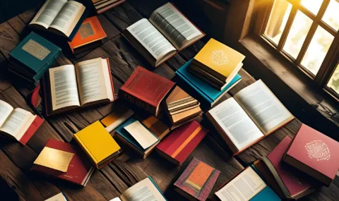 Generic book club logo