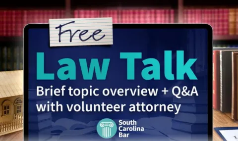 Law Talk logo from SC Bar