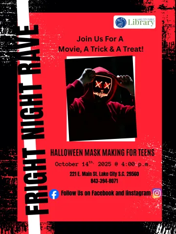 flyer for mask making event