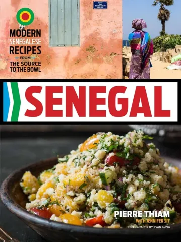 The cover for the cookbook Senegal by Pierre Tham