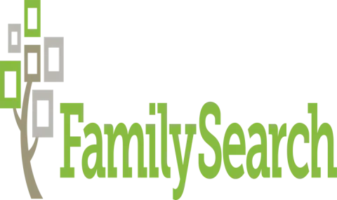 The logo and text for Family Search on a transparent background