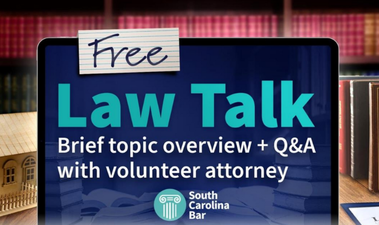 Law Talk logo from SC Bar