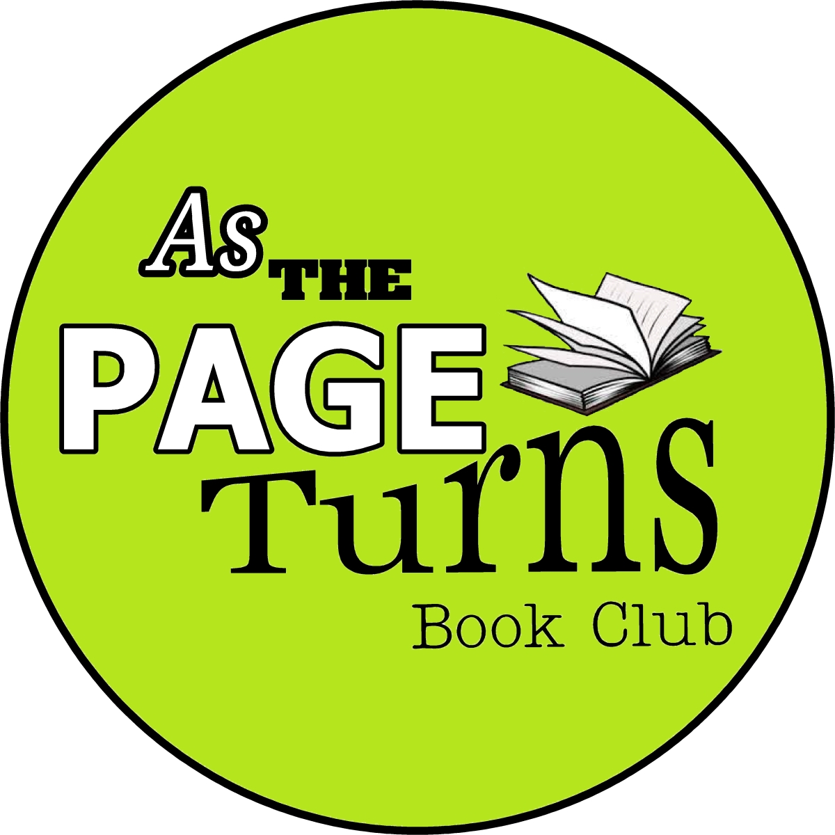 JPL book club logo with open book image