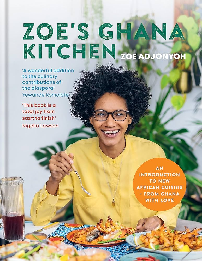The cover for the cookbook Zoe's Ghana Kitchen by Zoe Adjonyoh