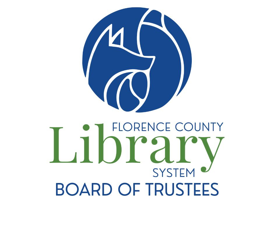 Library system logo with the words "Board of Trustees"