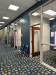 Study rooms at the library