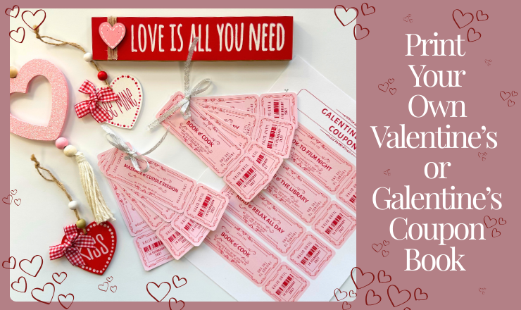 Valentine coupon books print your own 